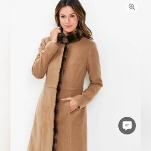 Faux-Fur Detail Coat